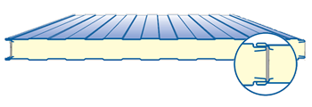 Стеновые сэндвич панели (тип 2) схема